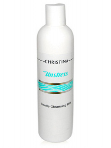 Christina - Unstress Gentle Cleansing Milk  Мягкое очищающее молочко, 300 мл