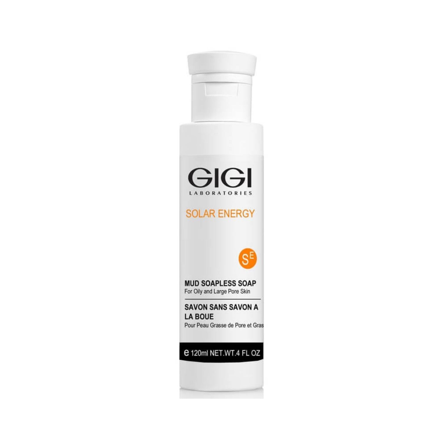 GIGI - Solar Energy Mud Soapless Soap - Ихтиоловое жидкое мыло, 120 мл