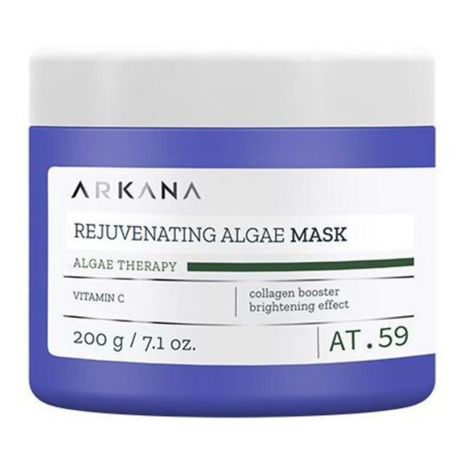 Arkana - Rejuvenating Algae Mask - Омолаживающая маска с витамином С, 150 г