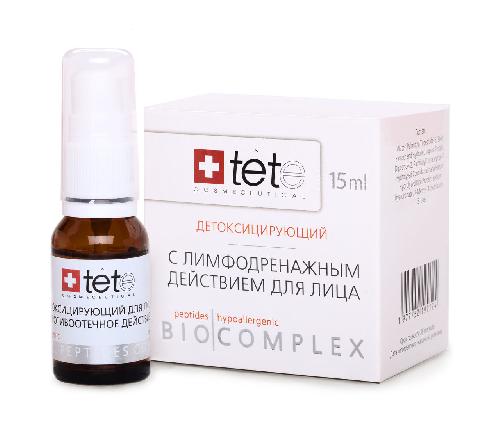 TETe - TETe Биокомплекс детоксифирующий с лимфодренажным действием, 15 мл