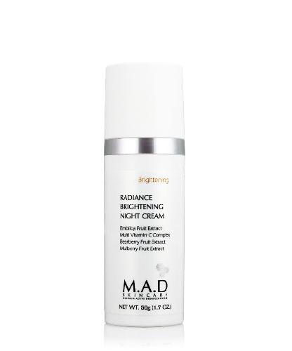 M.A.D skincare - Radiance Brightening Night Cream - Ночной восстанавливающий крем выравнивающий тон кожи, 50 г