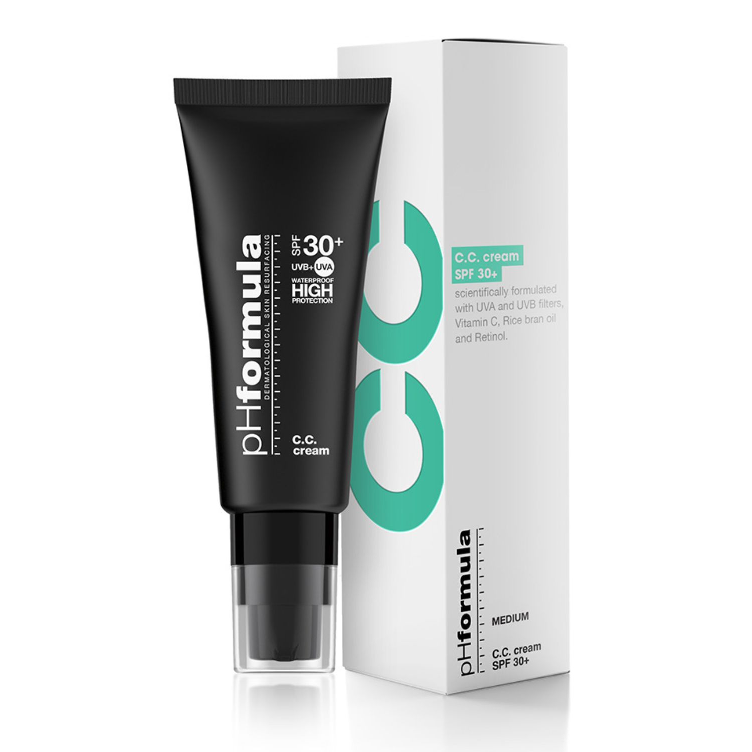 pH Formula - C.C. cream Waterproof SPF30+ - Корректирующий крем влагоустойчивый SPF 30+ (св.-средний т.), 50 мл
