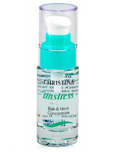 Christina - Unstress Eye & Neck Concentrate  Концентрат для кожи вокруг глаз и шеи, 30 мл