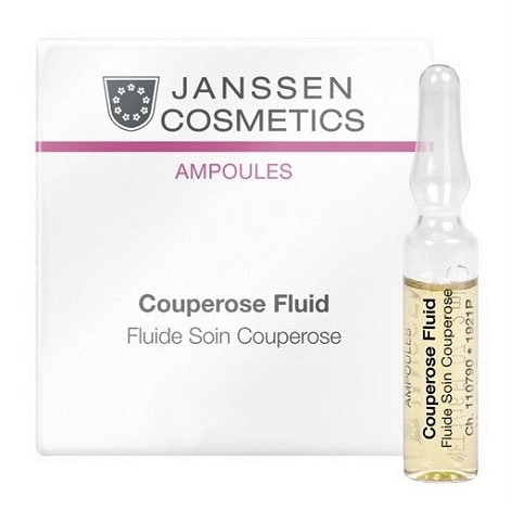 JANSSEN - Couperose Fluid - Сосудоукрепляющий концентрат для кожи с куперозом, 7 х 2 мл  J1922