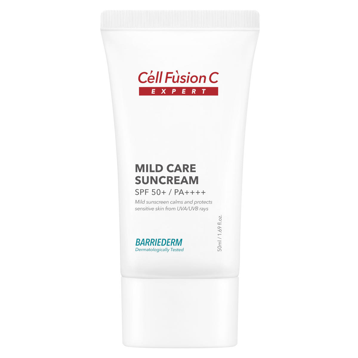 Cell Fusion - Mild Care Suncream SPF50+/ PA++++ Крем солнцезащитный с церамидами, 50 мл