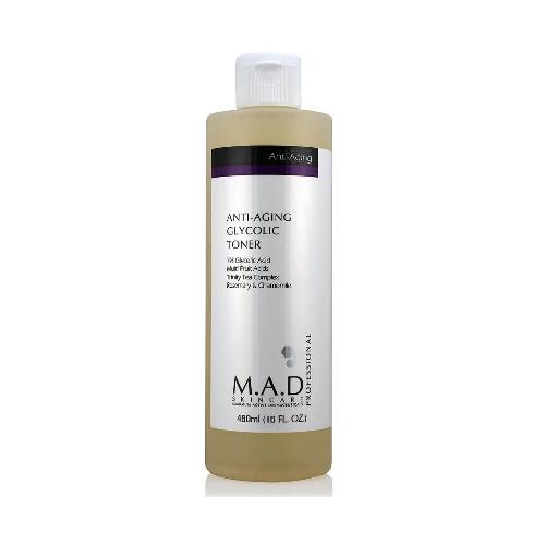 M.A.D skincare - Anti Aging Glycolic Toner - Тоник с 7% гликолевой кислотой предотвращающий старение кожи, 480 мл