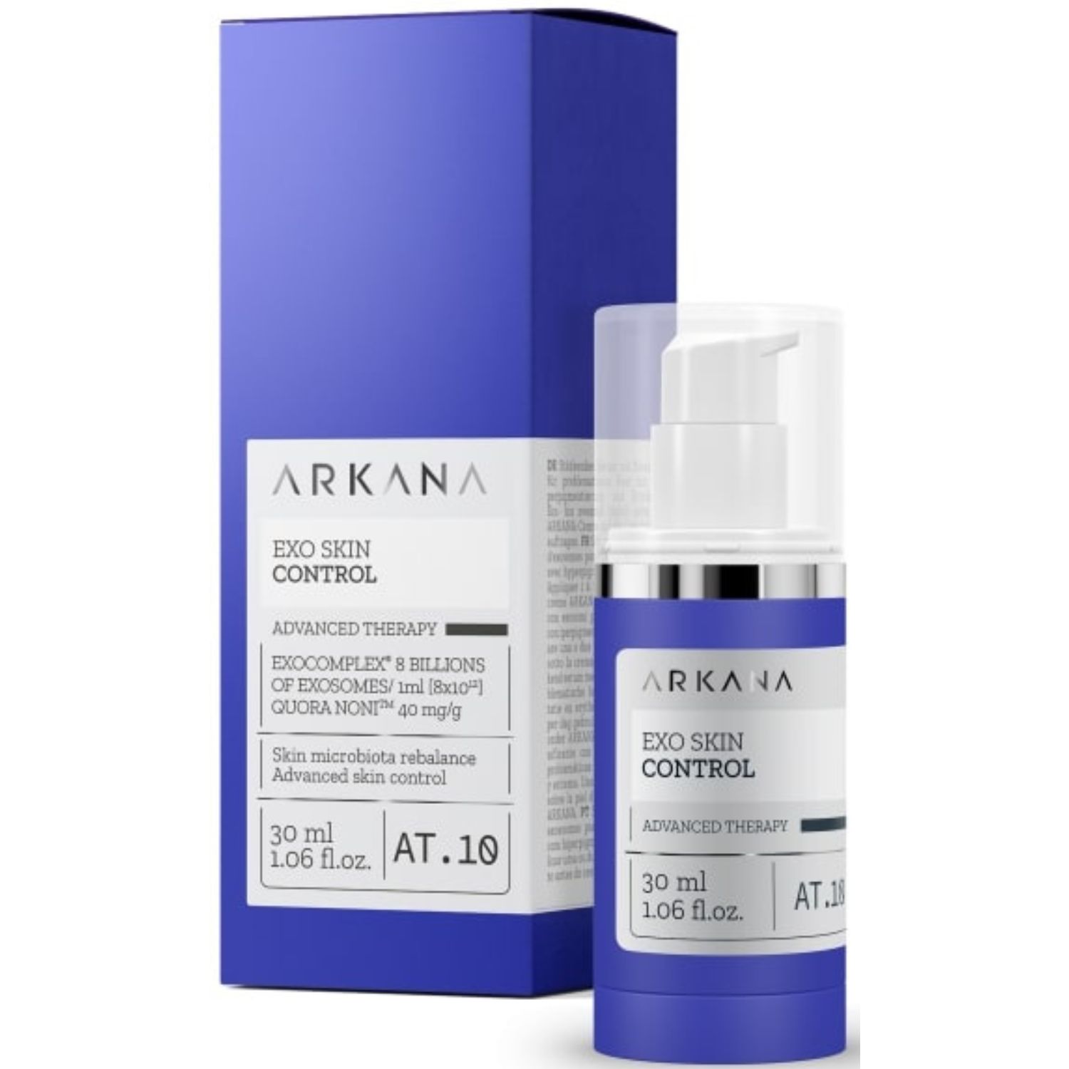 Arkana - EXO Skin Control - Сыворотка с экзосомами, регулирующая микробиом кожи, 30 мл