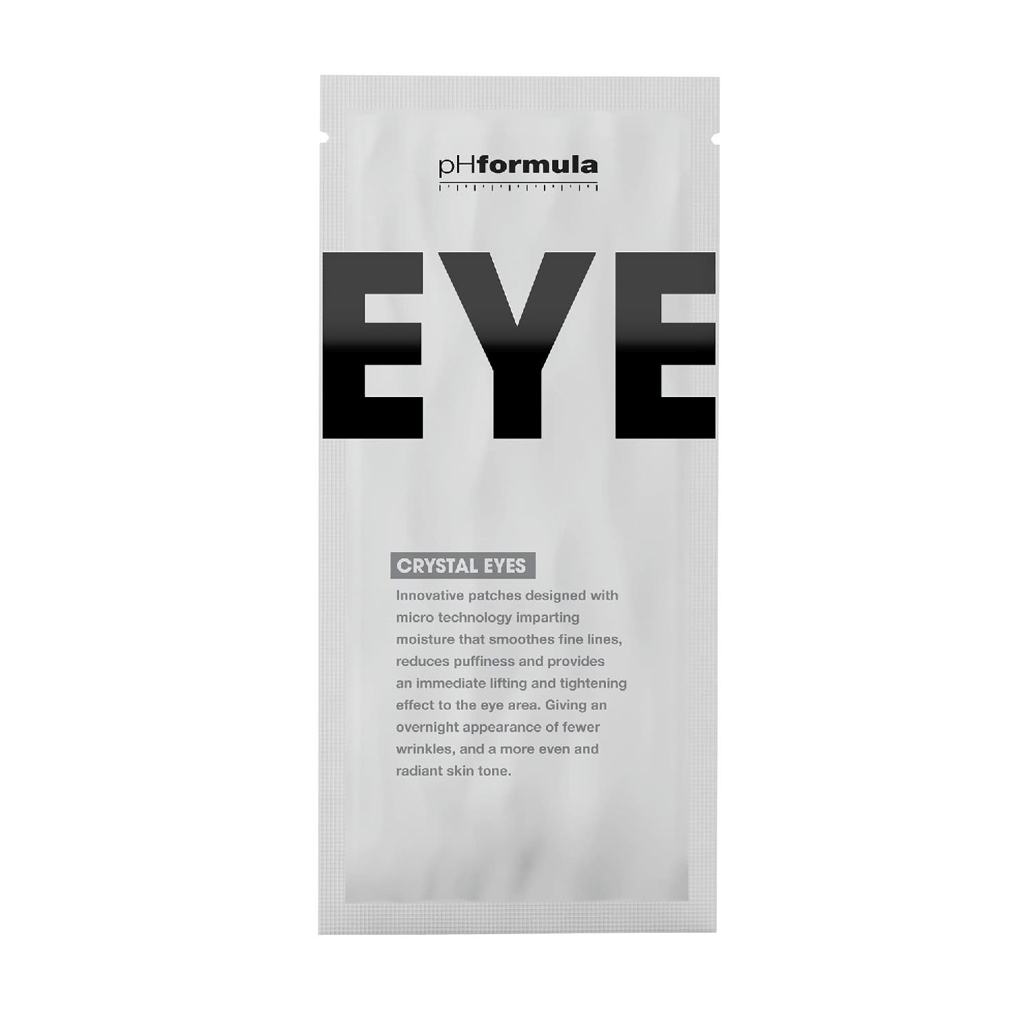pH Formula - CRYSTAL EYES - Патчи для области вокруг глаз, 1 саше х 2 патча  (OUTLET)
