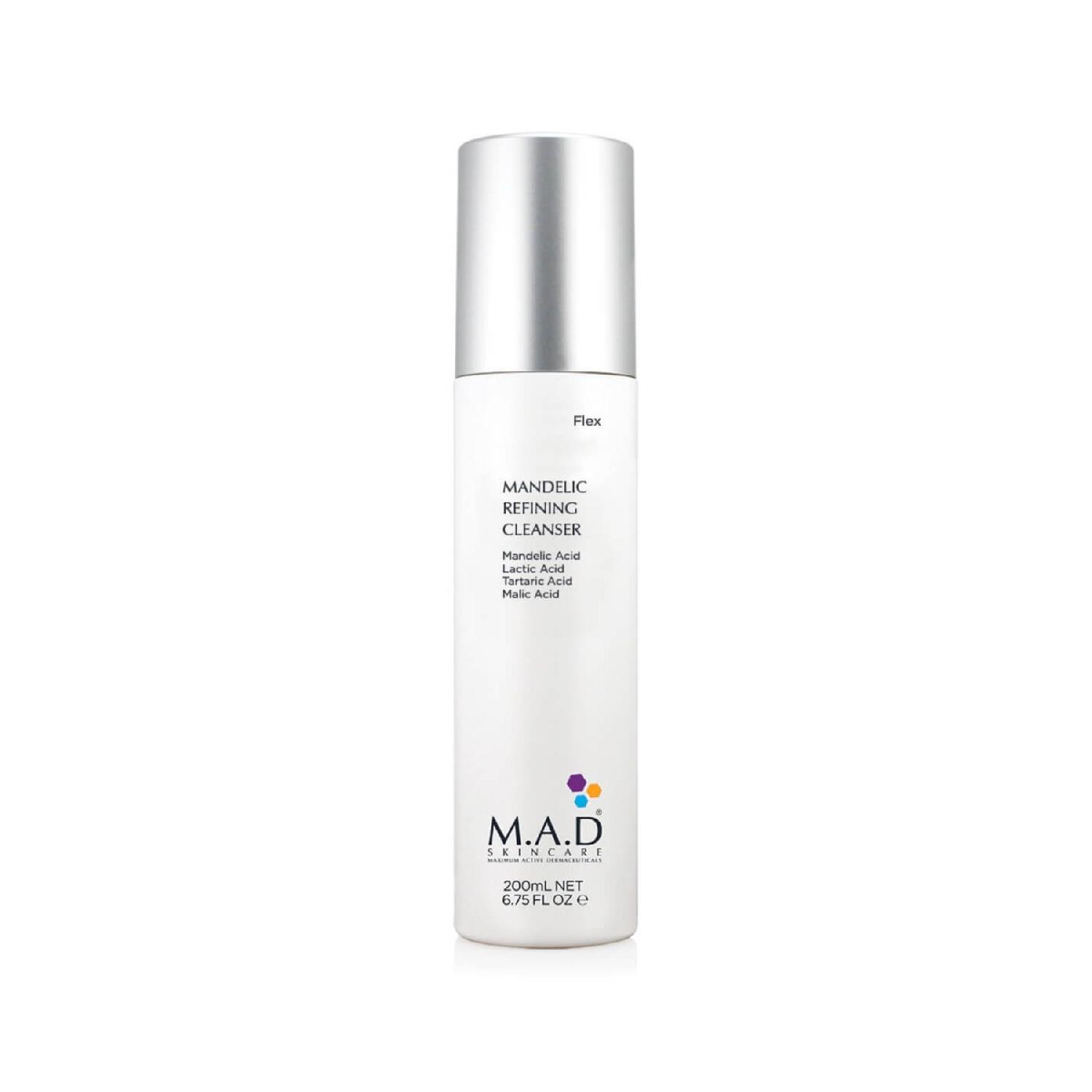 M.A.D skincare - Mandelic Refining Cleanser - Очищающий гель с миндальной кислотой для глубокого увлажнения, 200 мл