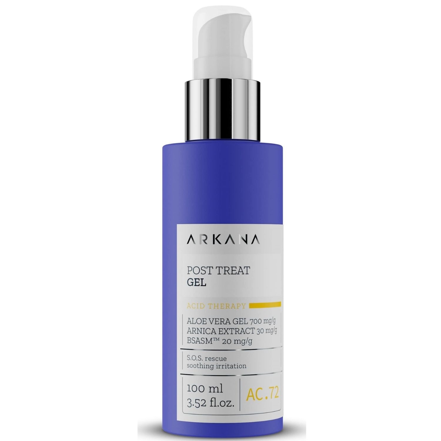 Arkana - Post Treat Gel - Успокаивающий постпилиновый гель с алоэ, 100 мл