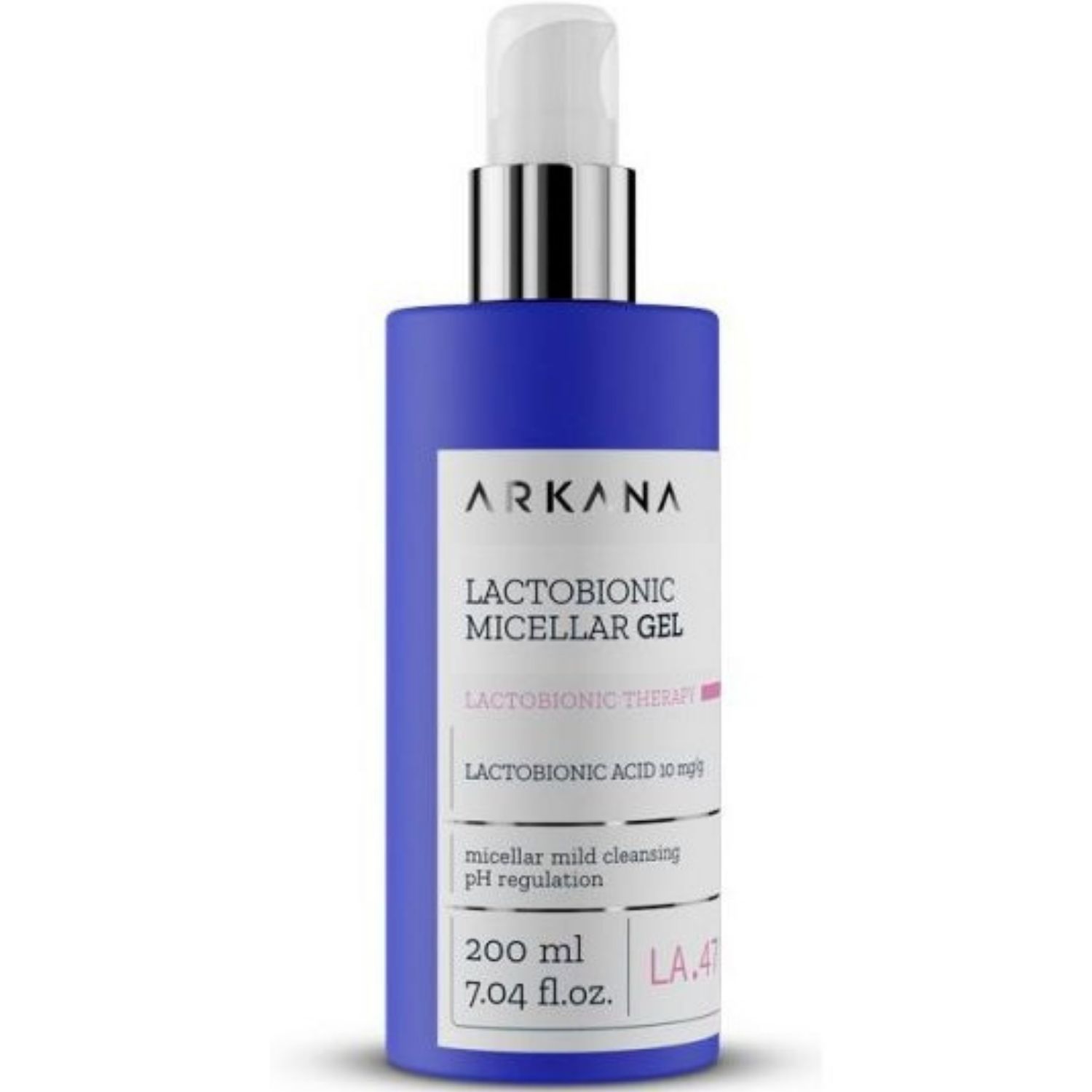 Arkana - Lactobionic Micellar Gel - Увлажняющий и очищающий гель для любого типа кожи, 200 мл