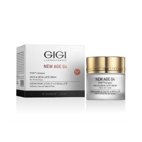 GIGI - New Age G4 Neck & Decolte Cream - Крем укрепляющий для шеи и декольте, 50 мл