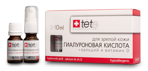 TETe - TETe Гиалуроновая кислота + Кальций и Витамин D (3 шт х 10 мл)