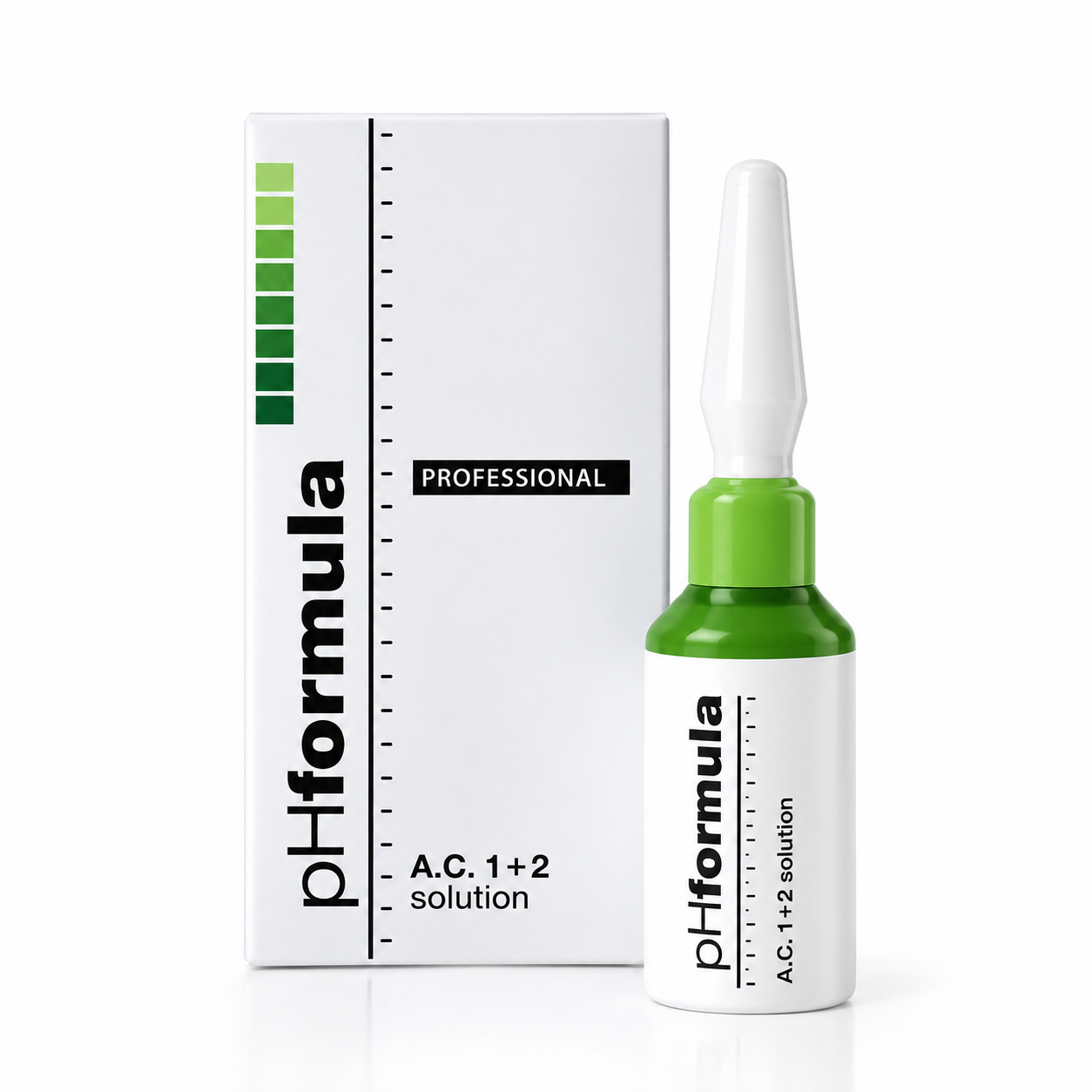 pH Formula - A.C. 1+2 solution - Активный обновляющий раствор для кожи с акне, 7 мл х 4  pH472
