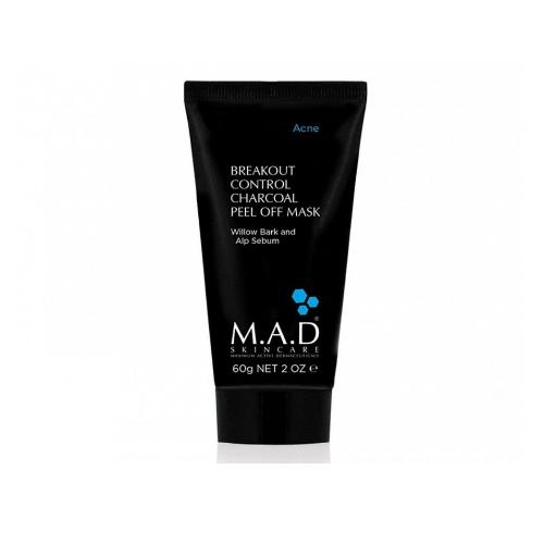 M.A.D skincare - Breakout control charkoal peel off mask - Отшелушивающая маска-пленка с углем, 60 г