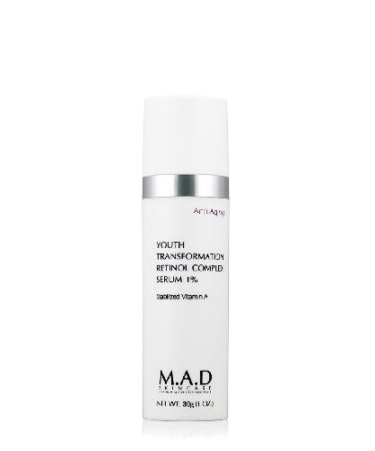 M.A.D skincare - Youth Transformation Retinol Complex Serum 1% - Сыворотка для омоложения кожи с 1% ретинолом, 30 мл