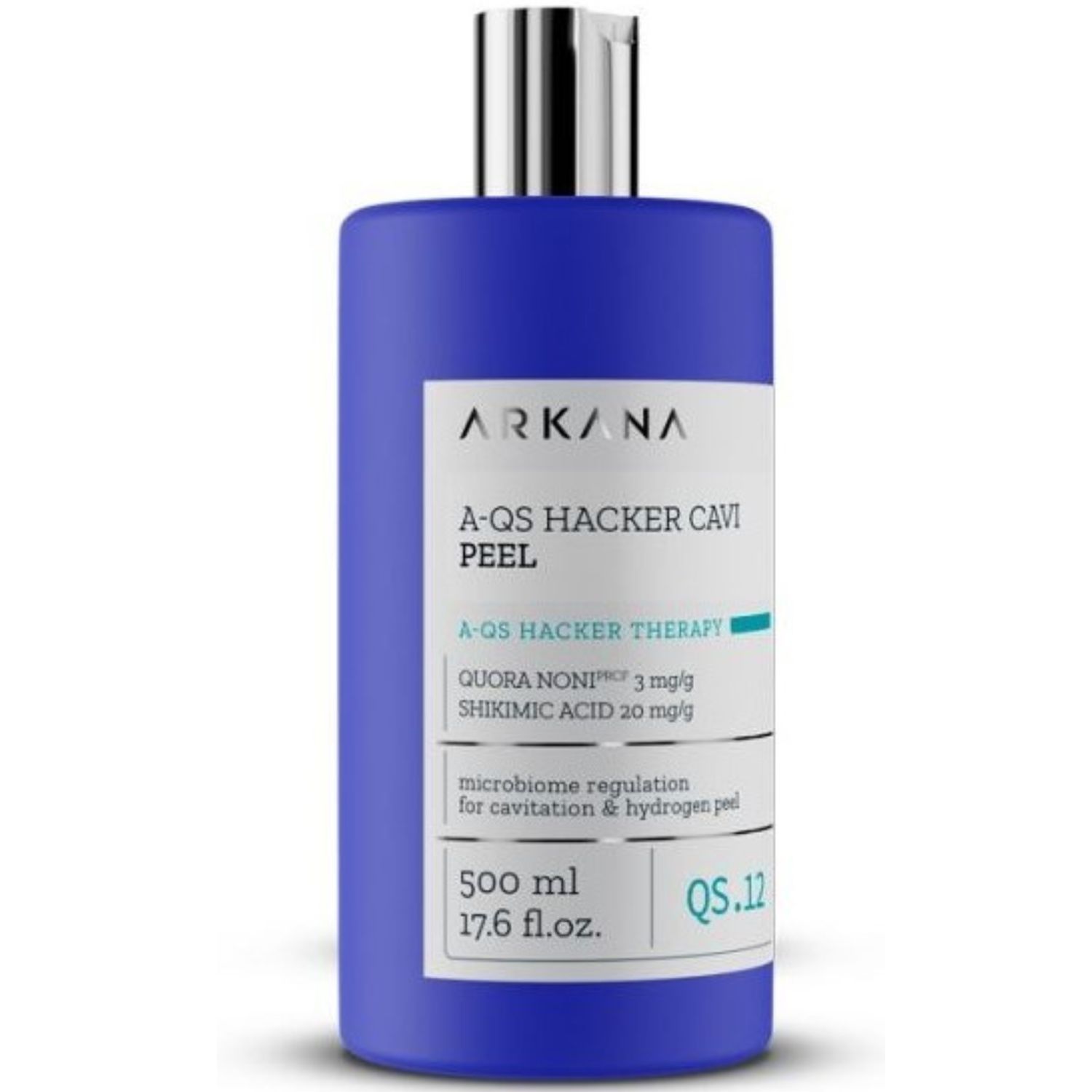 Arkana - A-QS Hacker Cavi Peel - Пилинг с шикимовой кислотой для ультразвуковой чистки лица, 500 мл