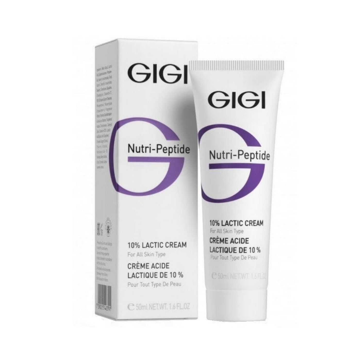 GIGI - Nutri Peptide 10% Lactic Cream - Крем увлажняющий с молочной кислотой, 50 мл