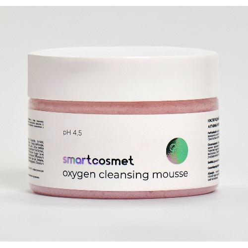  Oxygen cleansing mousse - Кислородный очищающий мусс Smartcosmet, 100 мл