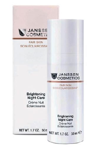 JANSSEN - Brightening Night Care – Осветляющий ночной крем, 50 мл  J3321
