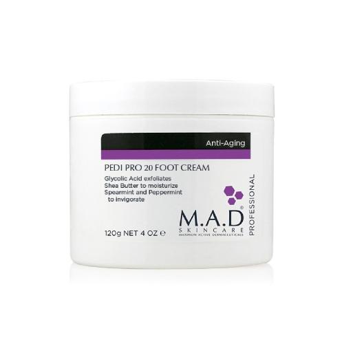 M.A.D skincare - Pedi Pro 20 Foot Cream - Концентрированный крем для ног с гликолевой кислотой, 120 г