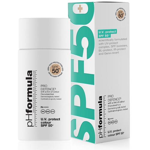 pH Formula - U.V. protect colour SPF50+ PRO DEFENCE3 - Цветной и легкий флюид  SPF 50+, 50 мл pH172