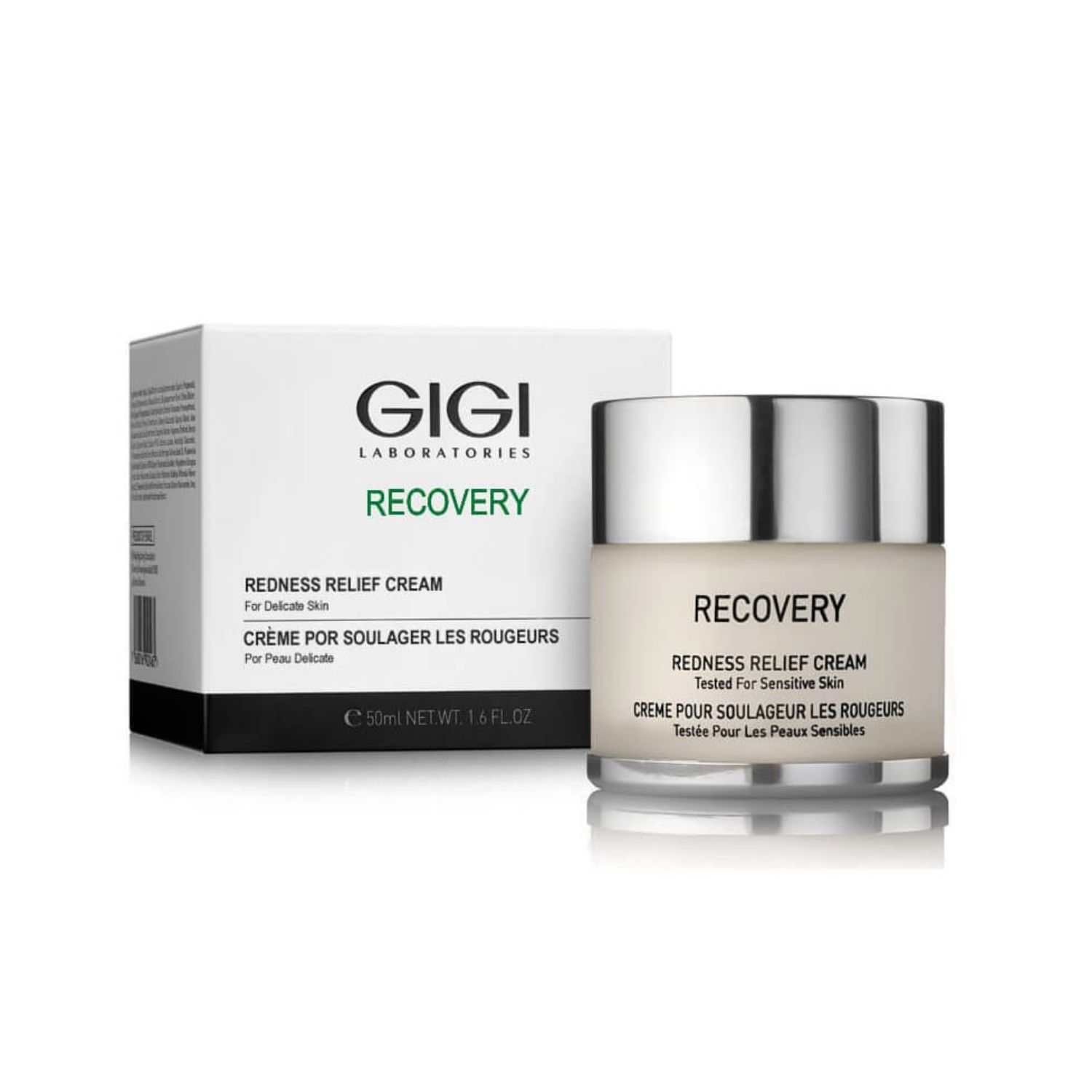 GIGI - Recovery Redness Relief Cream - Крем успокаивающий от покраснений и отечности, 50 мл