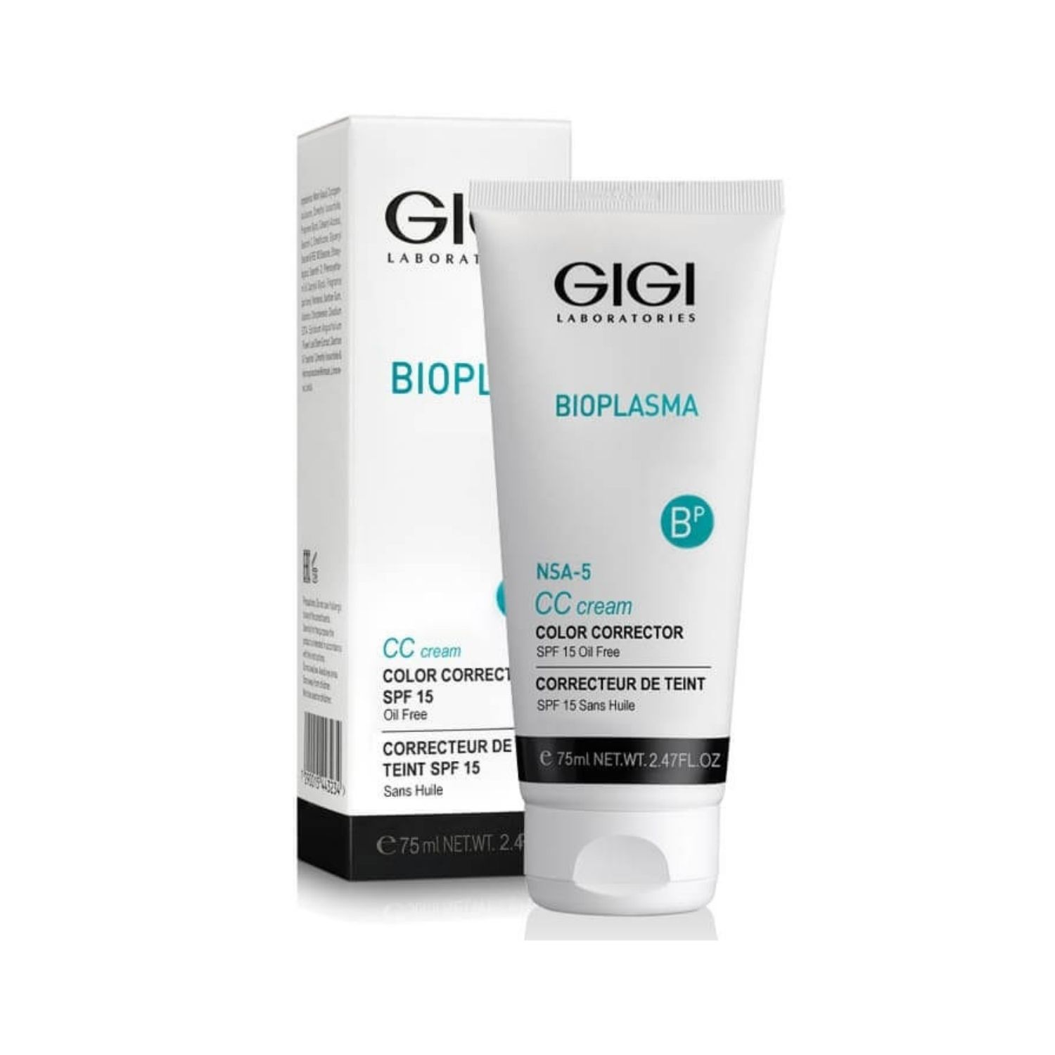 GIGI - Bioplasma CC Cream - Крем для коррекции цвета кожи с SPF 15, 75 мл