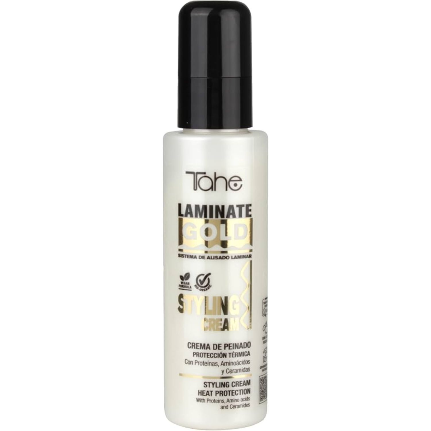 Tahe Cosmetics - LAMINATE GOLD-STYLING CREAM - Стайлинг сыворотка с ламинирующим эффектом 100 мл