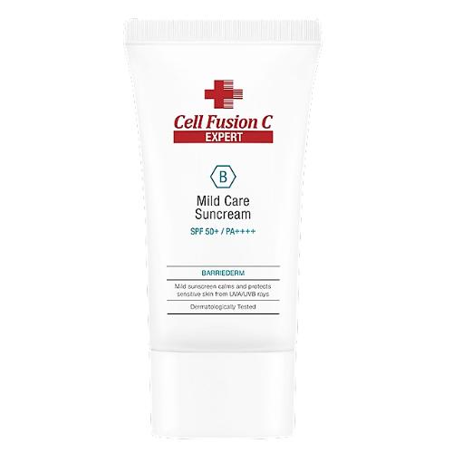 Cell Fusion - Mild Care Suncream SPF50+/ PA++++ Крем солнцезащитный с церамидами, 50 мл