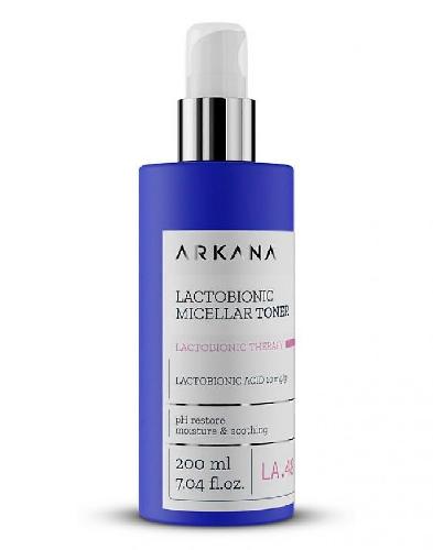 Arkana - Lactobionic Micellar Toner- Увлажняющий и регенерирующий тонер для любого типа кожи, 200 мл