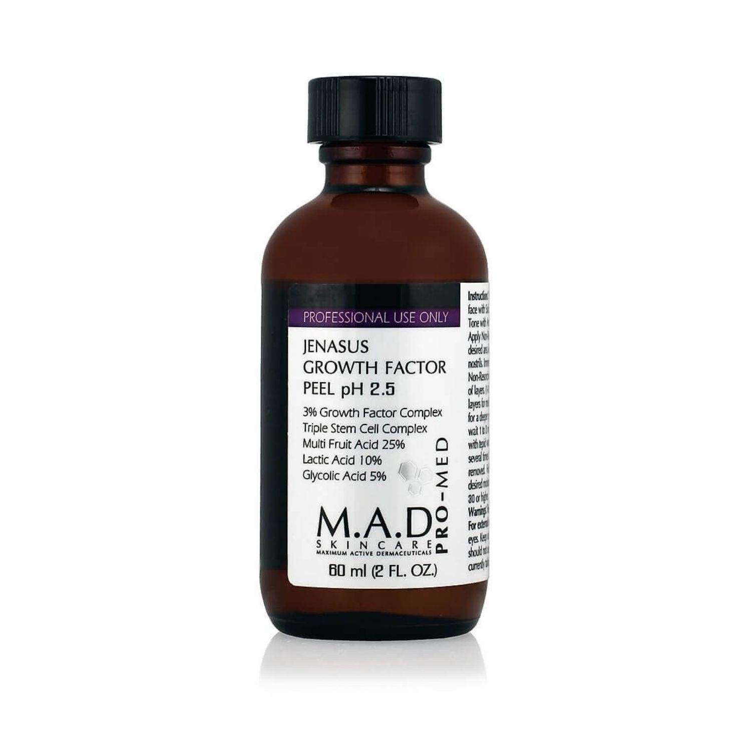 M.A.D skincare - Jenasus growth Factor Peel pH 2.5 - Кислотный пилинг - бустер, 60 мл