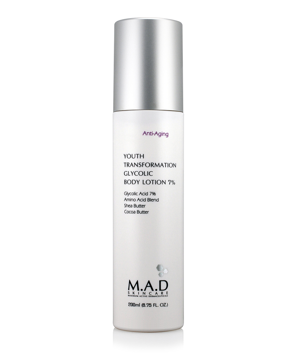 Youth Transformation Glycolic Body Lotion - Омолаживающий лосьон для тела с 7%гликолевой к-ой, 200 мл