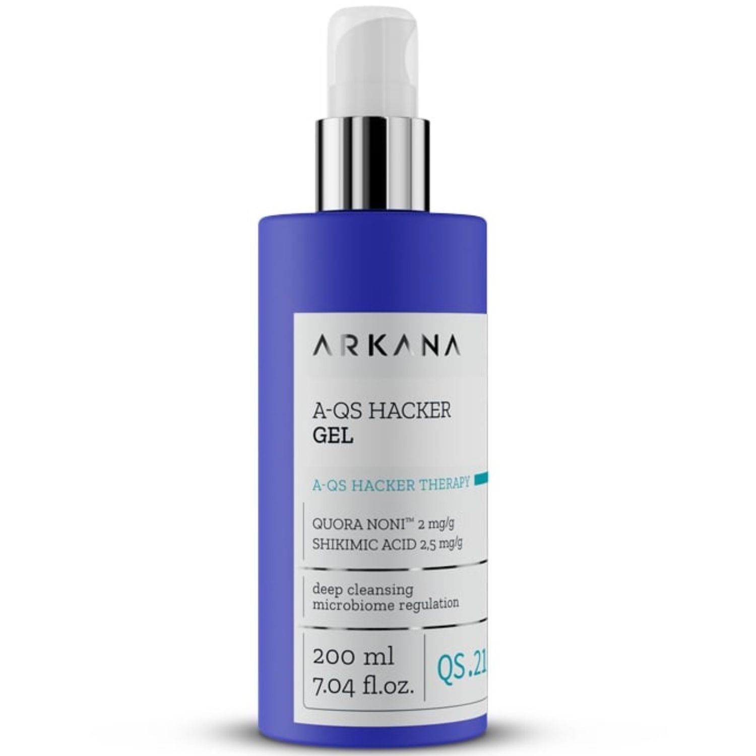 Arkana - A-QS Hacker Gel - Очищающий гель для лица, регулирующий микробиом кожи, 200 мл