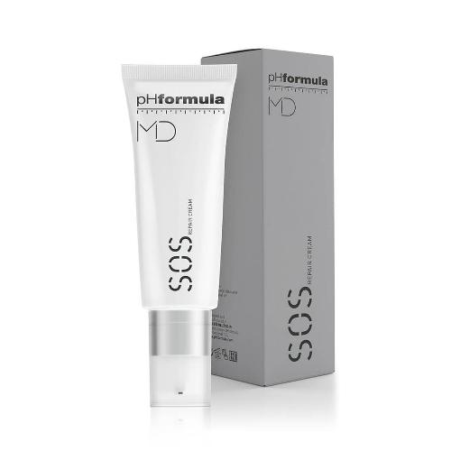 pH Formula - SOS repair cream - Восстанавливающий крем-концентрат  для сухой и чувствительной кожи, 50 мл MD119