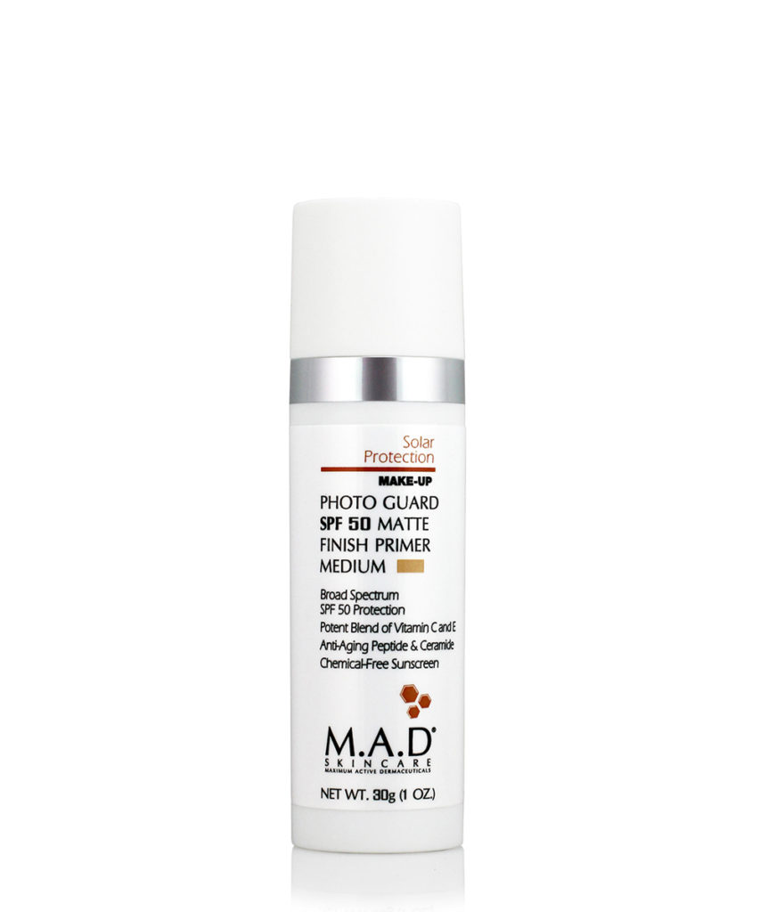 Photo Guard SPF 50 Matte Finish Primer-Medium - Матирующий крем-праймер с SPF 50 Medium, 30 г