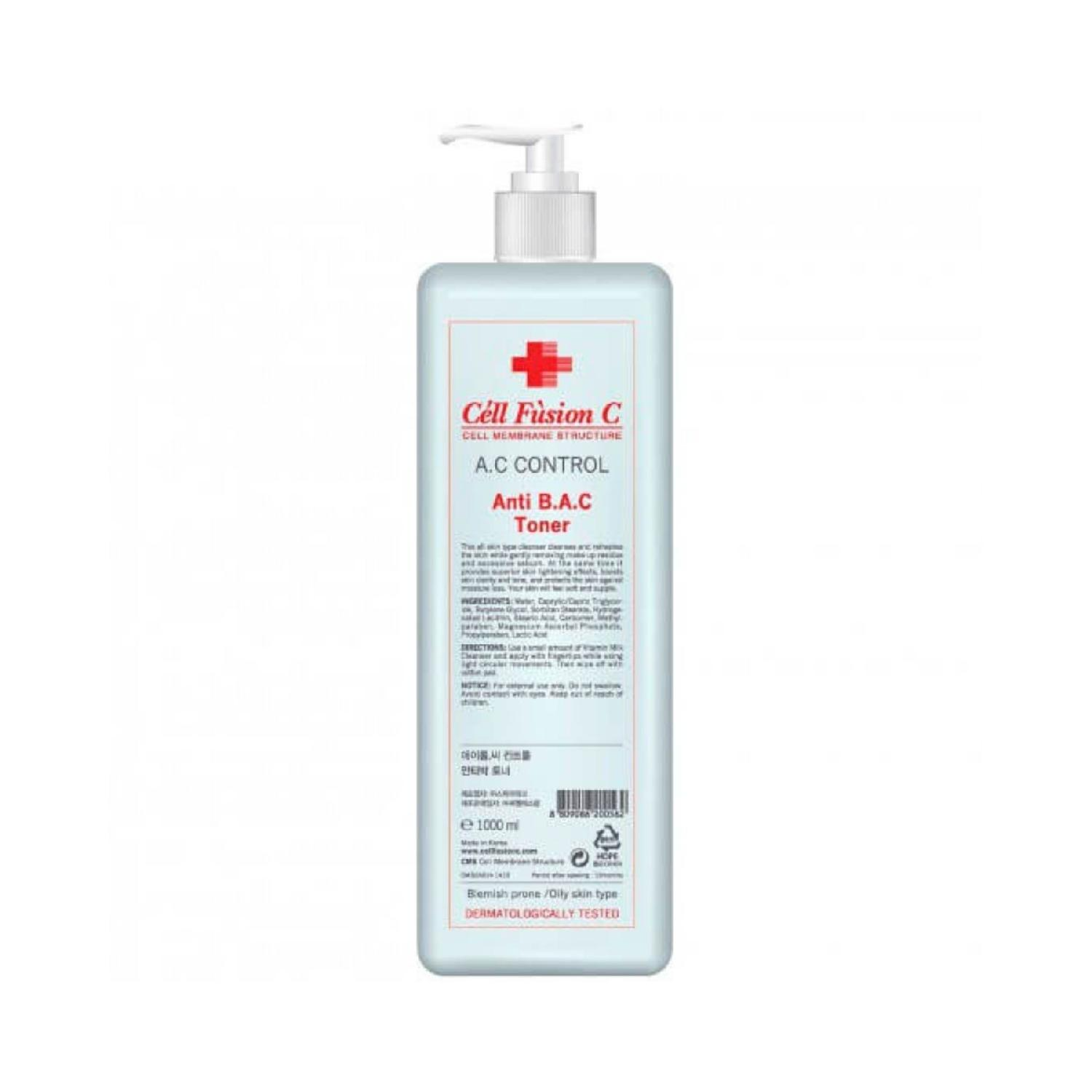 Cell Fusion - Anti B.A.C. Cleansing Gel   Антибактериальный очищающий гель для жирной кожи, 1000 мл