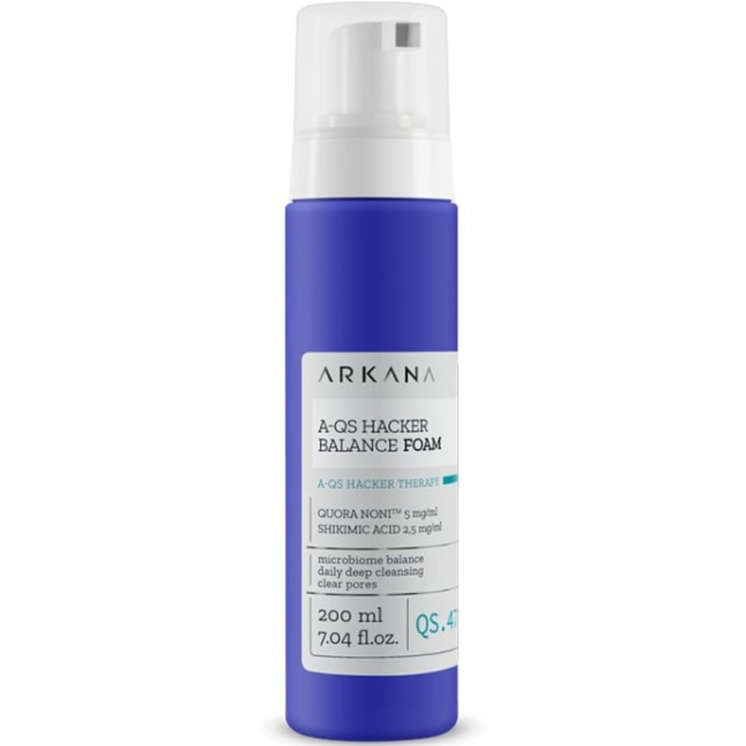 Arkana - A-QS Hacker Balance Foam - Пенка для лица, регулирующий микробиом кожи, 200 мл