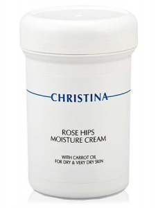 Christina - Rose Hips Moisture Cream with Carrot Oil   Крем увлажняющий с маслом шиповника и моркови, 250 мл