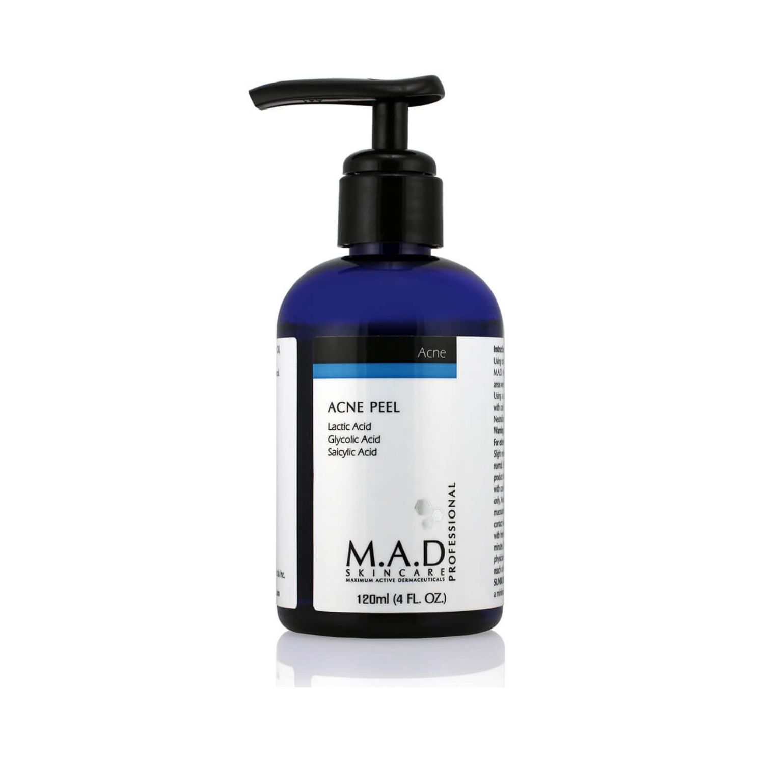 M.A.D skincare - Acne peel pH 2.0 - Кислотный пилинг - бустер, 120 мл