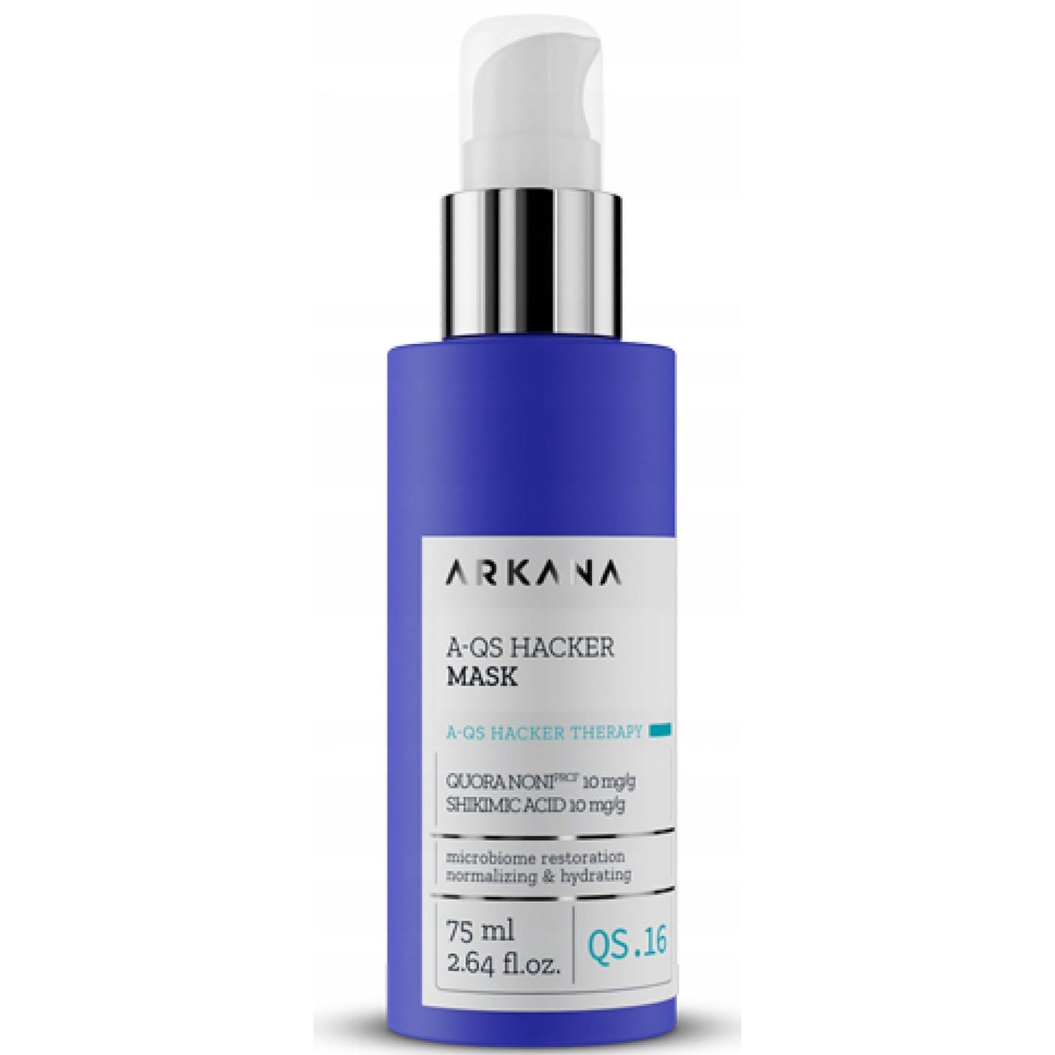 Arkana - A-QS Hacker Mask - Дермокосметологическая маска с шикимовой и гиалуроновой кислотами, 75 мл