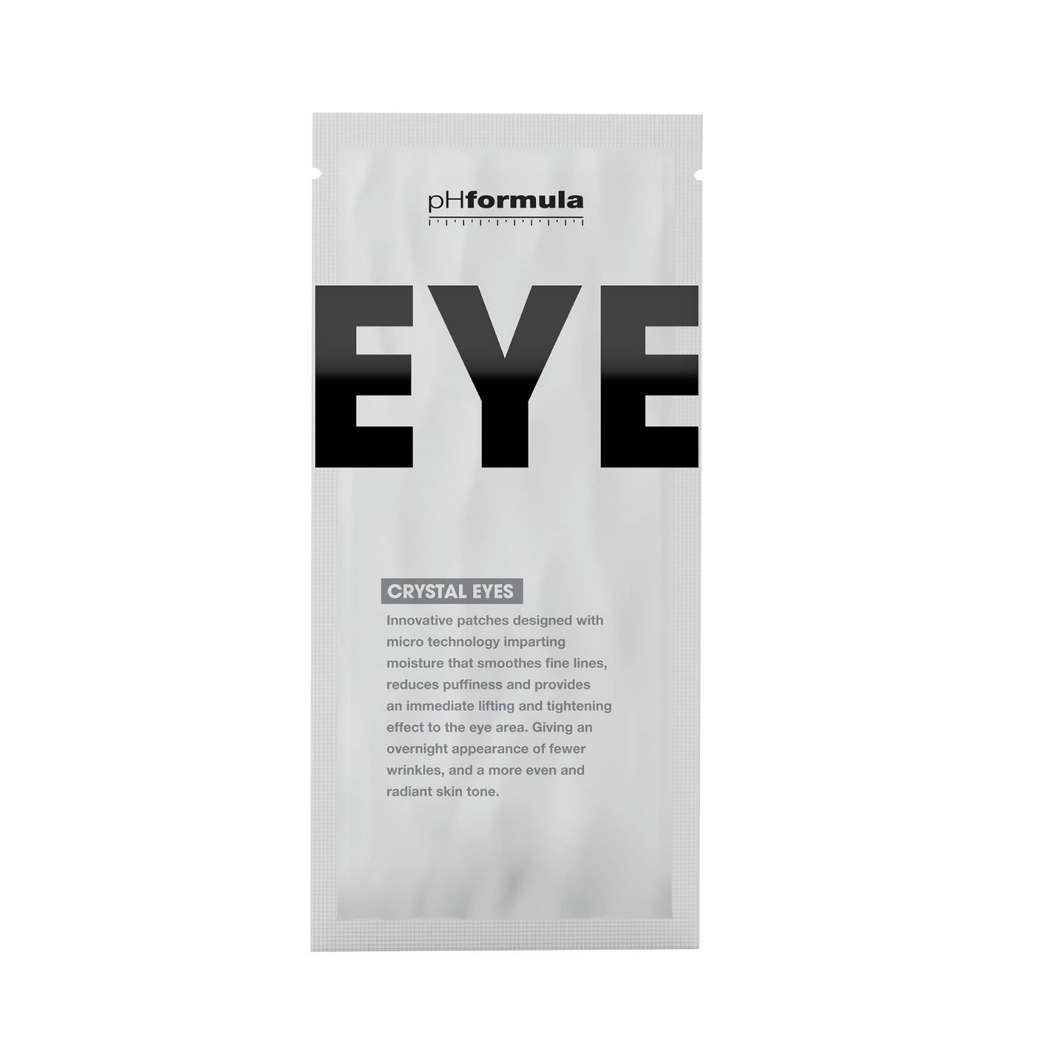 pH Formula - CRYSTAL EYES - Патчи для области вокруг глаз, 1 саше х 2 патча