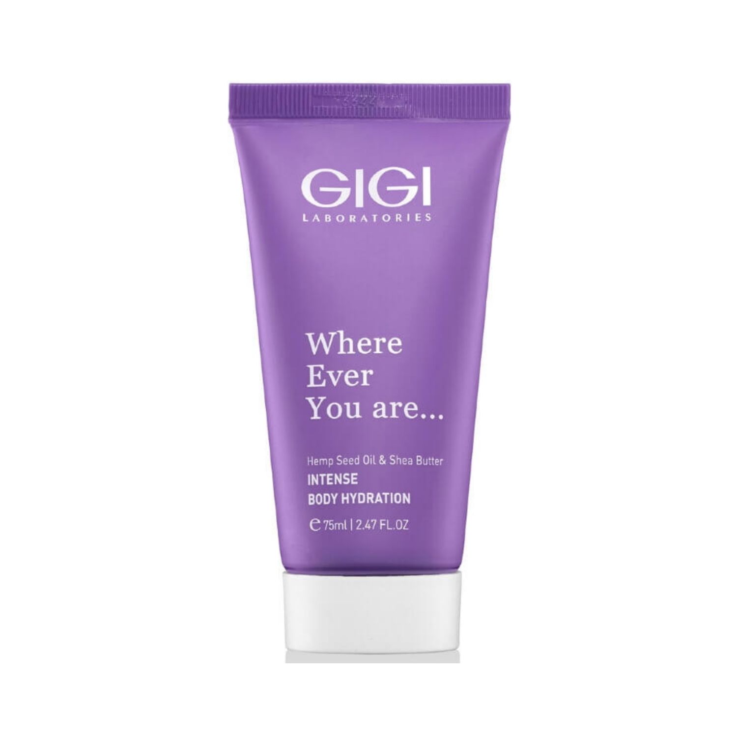 GIGI - Where Ever You Are Intense Body Hydration - Крем для тела с конопляным маслом и маслом ши, 75 мл