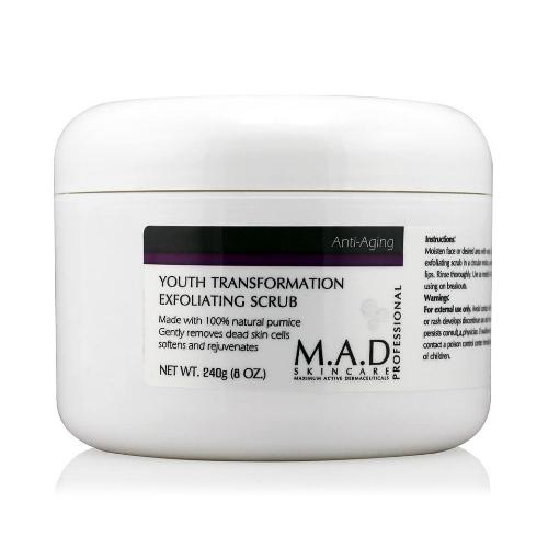 M.A.D skincare - Youth Transformation Exfoliating Scrub - Отшелушивающий крем-скраб с омолаживающим эффектом, 240 г