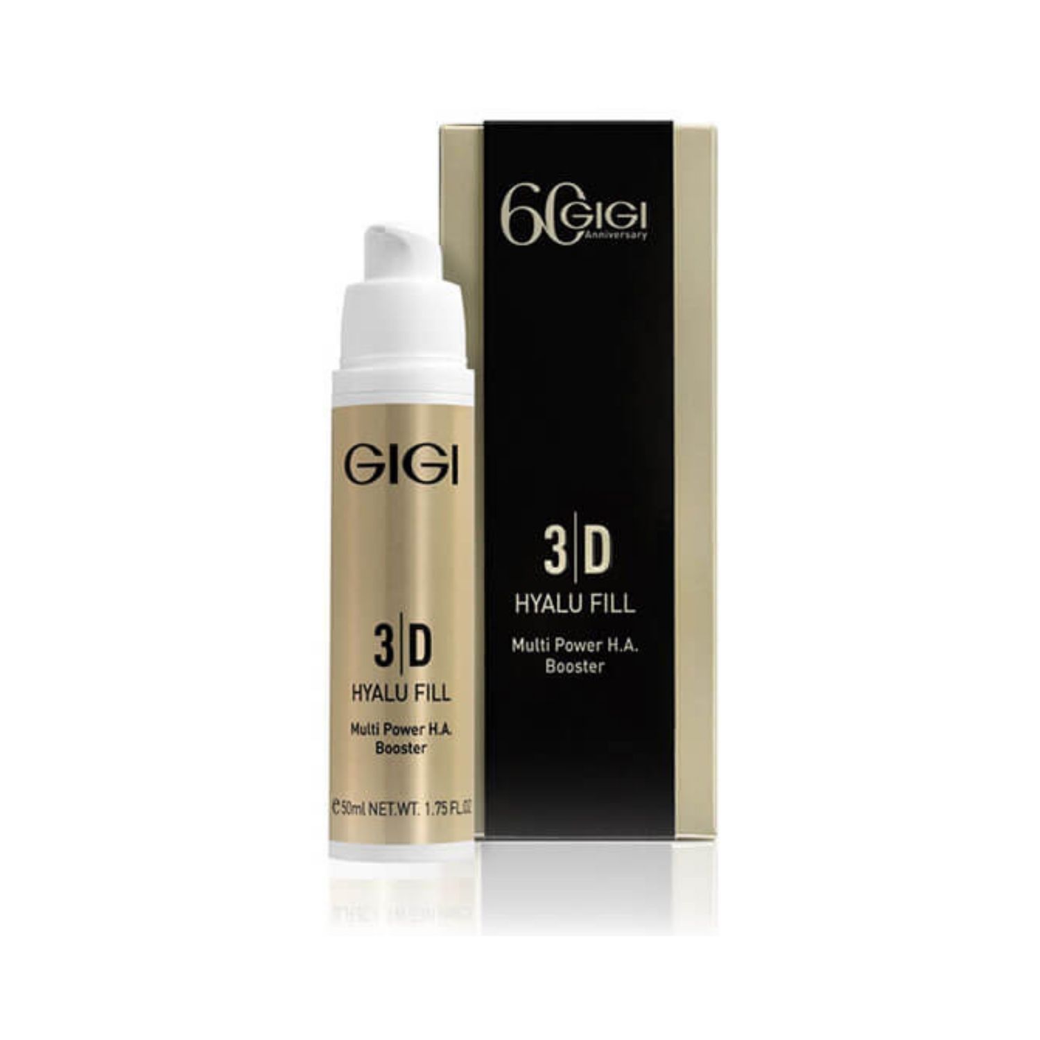 GIGI - 3D Hyalu Fill Multi Power HA Booster - Крем-сыворотка для заполнения морщин, 50 мл