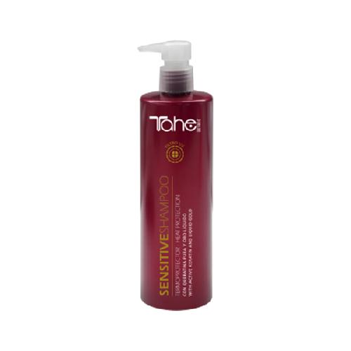Tahe Cosmetics - BOTANIC SOLAR SENSITIVE SHAMPOO HEAT PROTECTION - Шампунь от солнца против выгорания цвета, 400 мл