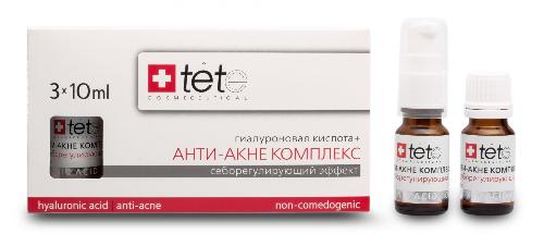 TETe - TETe Гиалуроновая кислота + АнтиАкне комплекс (3 шт х 10 мл)
