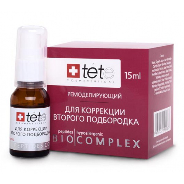 TETe - TETe Биокомплекс ремоделирующий для коррекции второго подбородка, 15 мл