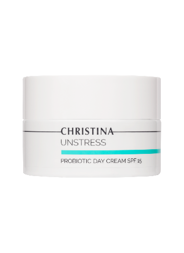 Christina - Unstress Probiotic Day Cream SPF 15  Дневной крем с пробиотическим действием SPF 15, 50 мл