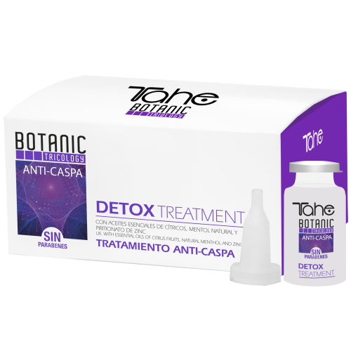 Tahe Cosmetics - BOTANIC TRICOLOGY DETOX TREATMENT - Сыворотка против перхоти, 5х10 мл